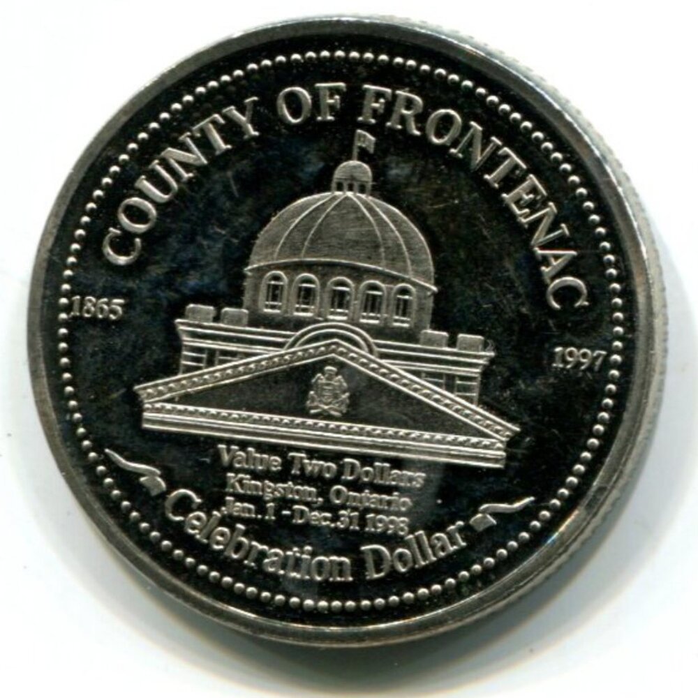 1998 Canada County of Frontenac $2 Token (b384-2)